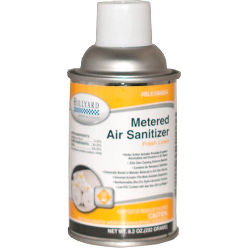 Hillyard Quick and Clean Metered Air Sanitizer Fresh Linen 8.2 oz