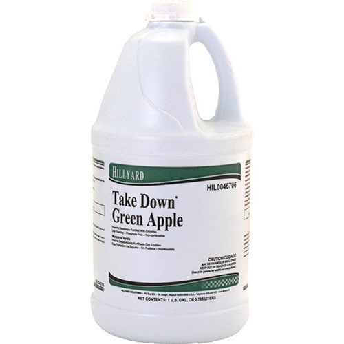 Hillyard, Concentrate, Take Down Green Apple, 1 Gal, each