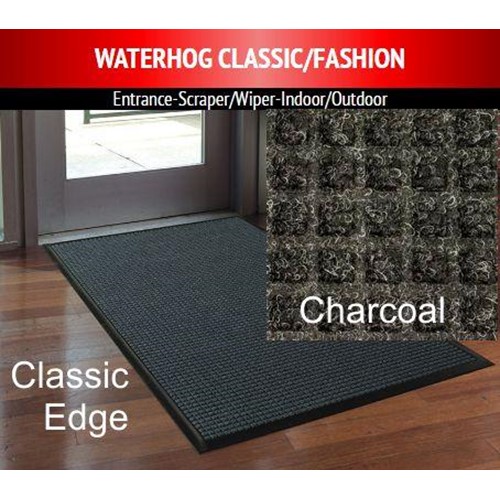 Andersen Mat, Waterhog Classic, 3x5, Charcoal, Cleated Back, 200-3x5-154C, sold each