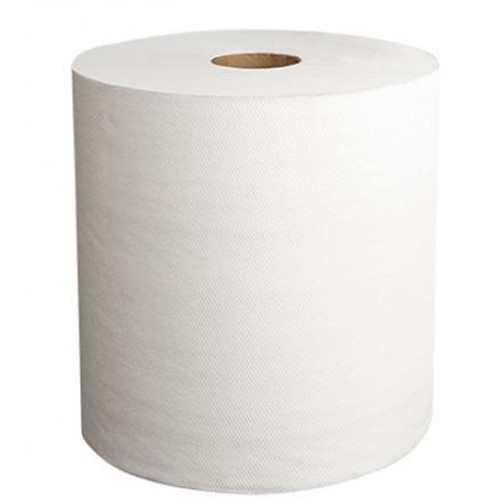 Papernet, Dry Tech, Hardwound Paper Towel, 600 ft rolls, White, Case