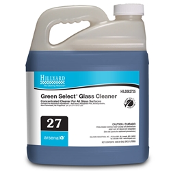 Hillyard, Arsenal One, Green Select Glass Cleaner #27, Dilution Control , 2.5 Liter, HIL0082725, Sold as each.