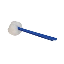 Hillyard, Toilet Bowl Mop Brush, 12 inch blue plastic handle, HIL20411, 100 per case, sold as 1 brush