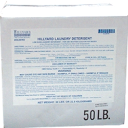 Hillyard, Laundry Detergent, Dry Powder, HIL00765, 50 lb Carton, sold as 1 carton