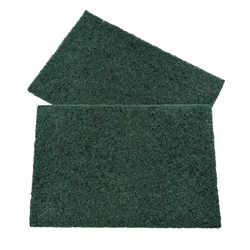 Hillyard, Green Heavy Duty Hand Pad, Rectangle 9x6 Inch, HIL28940