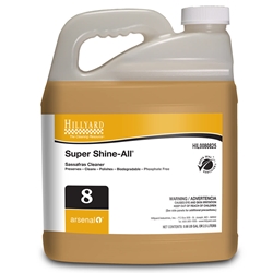 Hillyard, Arsenal One, Super Shine-All #8, Dilution Control, 2.5 Liter, HIL0080825, Sold as each.