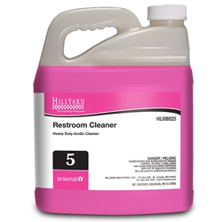 Hillyard, Arsenal One, Restroom Cleaner #5, Dilution Control, 2.5 Liter, HIL0080525, Sold as each.