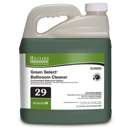 Hillyard, Arsenal One, Green Select Bathroom Cleaner #29, Dilution Control, 2.5 Liter, HIL0082925, Sold as each.