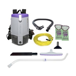 ProTeam, Super Coach Pro 6 Vac Backpack, Contains Xover Telescoping Wand Tool Kit (107100), 107310, sold as 1 unit