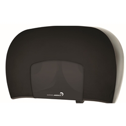 Papernet, Toilet Paper Dispenser, Jumbo Twin, 9 in Roll, Black