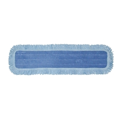 Golden Star, Microfiber Dry Floor Dust Pad with Fringe, Blue, 18 inch, AMM18HDBD, Sold as each.