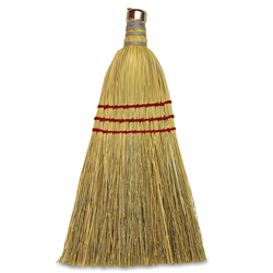 Corn Whisk Broom, Natural Fibers, 10 inch