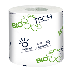 Papernet, Bio Tech, Household Toilet Paper, 2 Ply, Case
