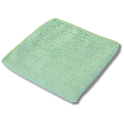 Hillyard, Trident Heavy Duty Microfiber Cloth, 12 x 12 inch, Green, HIL20030