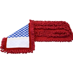 Hillyard, Trident Premium Mesh Backed Pocket Mop, 18 inch, Red, HIL20050, sold as 1 each