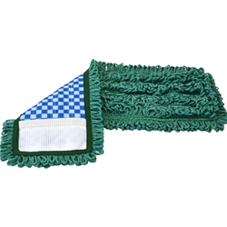 Hillyard, Trident Premium Mesh-Backed Pocket Mop -Green, 18", HIL20051, 12 per case, sold as 1 each