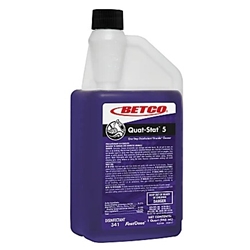 Betco, Quat-Stat 5 Disinfectant, 1 quart FastDose, Concentrate, 3414800, Sold as 1 bottle