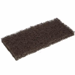 3M, Doodlebug Scrub & Strip Utility Pad, Brown, 5 Pads