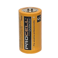 Duracell, Heavy Duty Alkaline Battery, Size C, SSC-Bat-C, Sold as Each