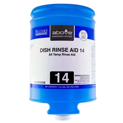 Hillyard, Above System, Dishwash Rinse Aid #14, 1 Gallon