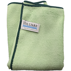 Hillyard, Trident Heavy Duty Microfiber Cloth, 16 x 16 inch, Green, HIL20021