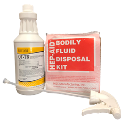 Hillyard, Bodily Fluid Disposal Kit, Bloodborne Pathogen CleanUp Products, HIL0018204