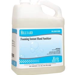 Hillyard, Foaming Instant Hand Sanitizer, Manual Dispenser, 1 gallon, HIL0041006, Sold per gallon
