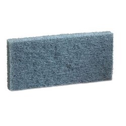 3M, Scrub Pad, 10"x5", Blue, case