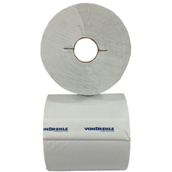 vonDrehle, Tork I-Notch, Hardwound Roll Towels, Preserve, 800 ft, White