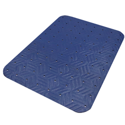 M + A Matting, Matting, Wet Step Mat, 2x3, With Holes, Blue, 789-2x3-Blue, sold as each