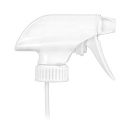 WB Bottle, Trigger Sprayer, High Output, White, WBB-HOTS28400W, Sold as each