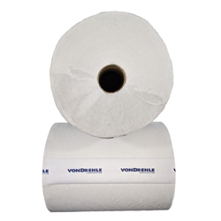 vonDrehle, Enmotion 10 In., Hardwound Roll Towels, Elegance, 800 ft, White