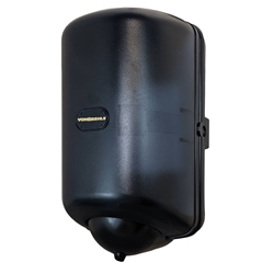 vonDrehle, Paper Towel Dispenser, Mini Center Pull, Button, Smoke, 2644B, 2 per case, sold as each