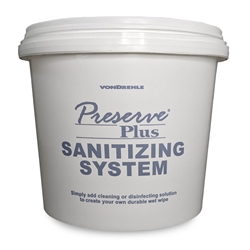 vonDrehle, Preserve Plus, Spunlace Wipe System Kit, White