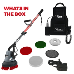 MotorScrubber MSJET3, 7.5in Hand Held Portable Scrubber, .26gal