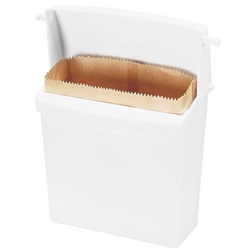 Rubbermaid, Sanitary Napkin Receptacle, white, RUB6140WH, sold as 1 can