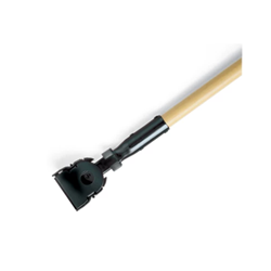 Rubbermaid, Snap On Dust Mop Handle, Hardwood, 60in
