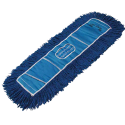 Golden Star, Quik-Change, Loop-End Dust Mop, Infinity, 5"x18", Blue, ea