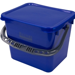 Hillyard, Trident, Bucket w/ Sealing Lid, Blue, Small - 3.5 Gallon, HIL20013, sold as each