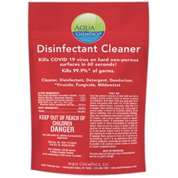 Aqua ChemPacs, Disinfectant Cleaner (Red), Jar of 20 Packets, 4-2230, sold as jar