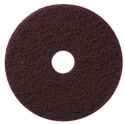 Hillyard, Maroon Surface Prep Pad, Round 17 Inch, HIL42934