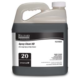 Hillyard, Arsenal One, Spray Clean HD #20, Dilution Control, 2.5 Liter, HIL0182025, Sold as each.