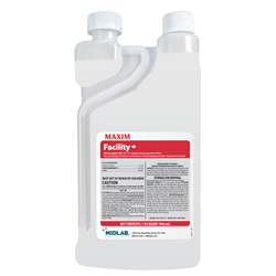 Midlab Maxim, Facility+ One-Step Disinfectant Cleaner & Deodorant, EDS Quart Concentrate