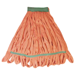 Golden Star, Relintless Microfiber Wet Mop, Medium, Orange, Each