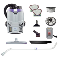 ProTeam, GoFit 3, Cordless Backpack Vacuum, 107774, 3 Qt, 4Ah, Each