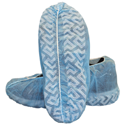 Impact, Safety Zone, Polypropylene Disposable Shoe Cover, Large, Blue, Case