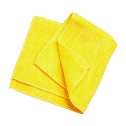 Golden Star, Lightweight Microfiber Cloths, 12"x12", Yellow, Each