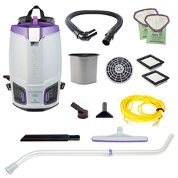 ProTeam, GoFit 6, Backpack Vacuum, 107696, 6 Qt, Each