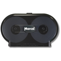 Marcal, Universal, Twin Jumbo Jr Toilet Paper Dispenser, Black, Each