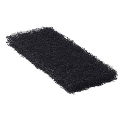 Hillyard, Heavy Duty Abrasive Utility Pad, Black, 5 per Case