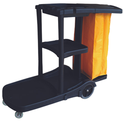 Golden Star, Janitorial Cart with heavy duty vinyl bag, 1 Cart